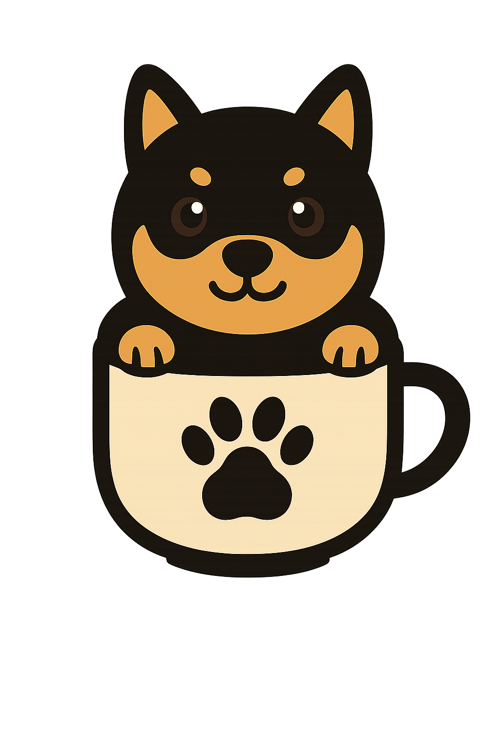 Shiba Inu Puppy in Cup